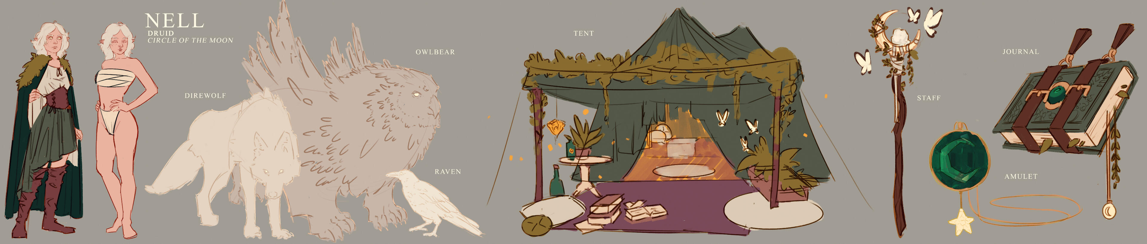 Nell Character Sheet (BG3 inspired)
